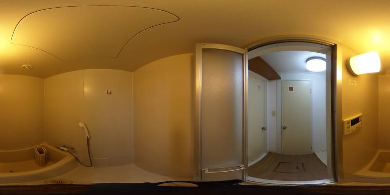 パノラマ画像バスルーム