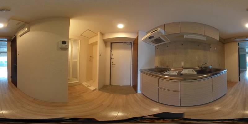 パノラマ画像キッチン