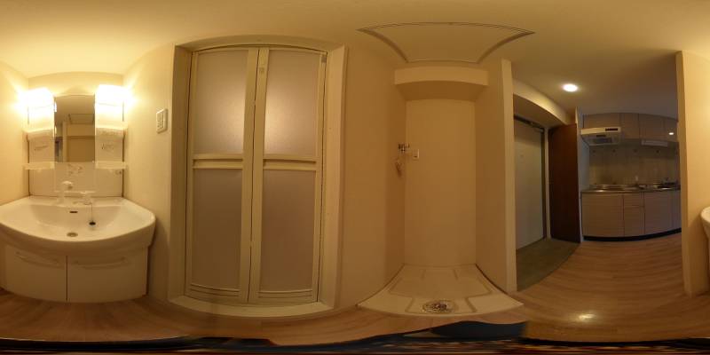 パノラマ画像洗面所