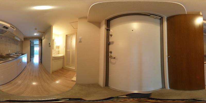 パノラマ画像玄関