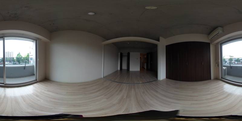 パノラマ画像洋室