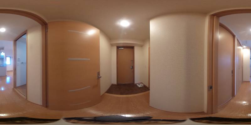 パノラマ画像玄関