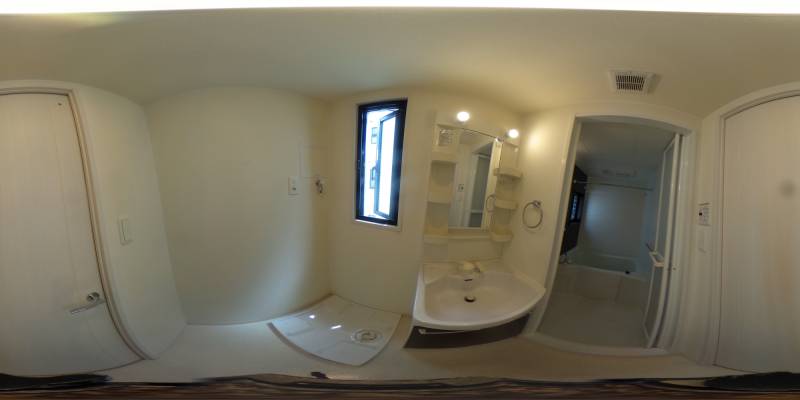 パノラマ画像洗面所