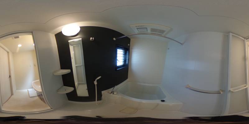 パノラマ画像バスルーム