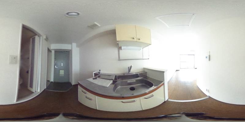 パノラマ画像キッチン