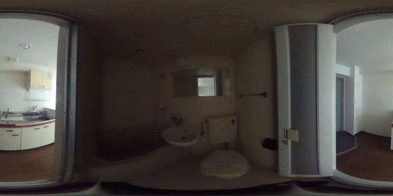 パノラマ画像バスルーム