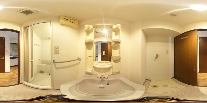 パノラマ画像洗面所