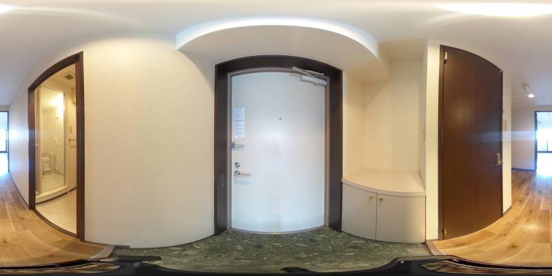 パノラマ画像玄関