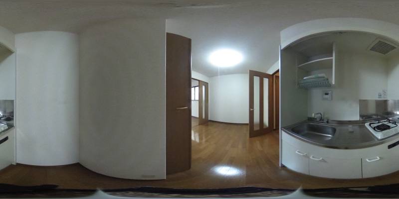 パノラマ画像キッチン