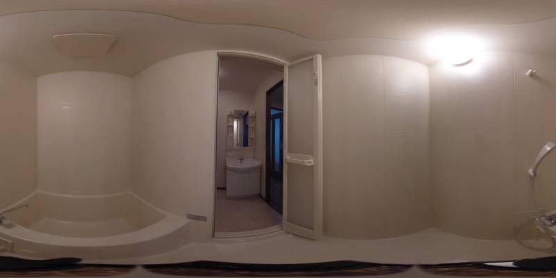 パノラマ画像バスルーム