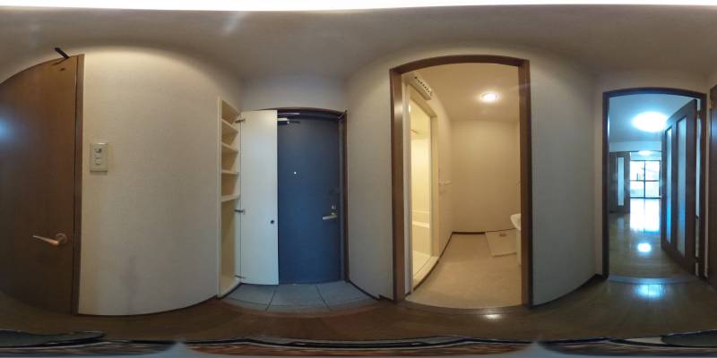 パノラマ画像玄関