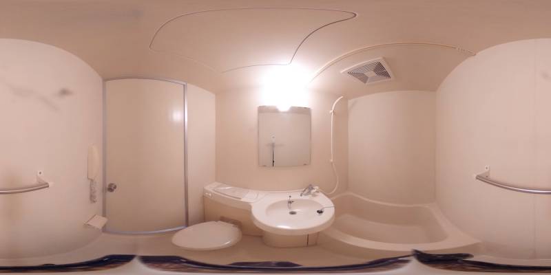 パノラマ画像バスルーム