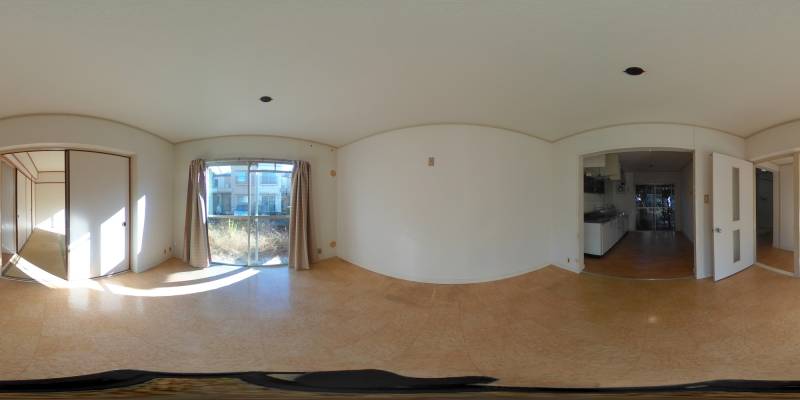 パノラマ画像リビング