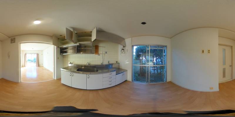 パノラマ画像キッチン