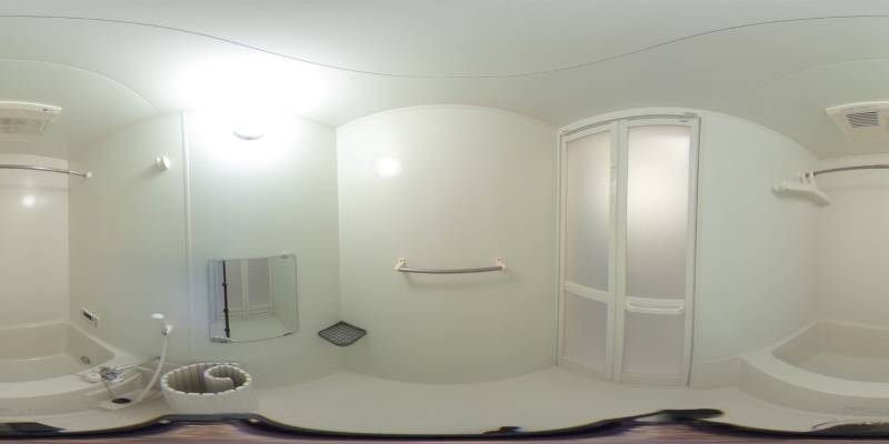 パノラマ画像バスルーム