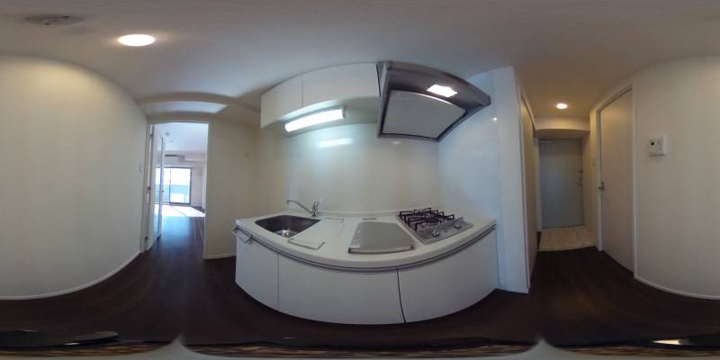 パノラマ画像キッチン