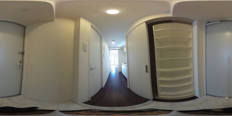 パノラマ画像玄関