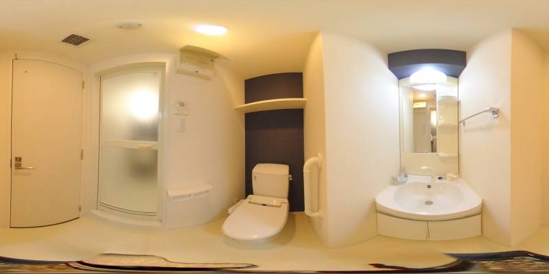 パノラマ画像洗面所