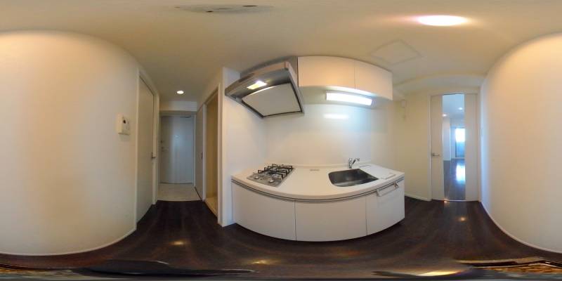 パノラマ画像キッチン