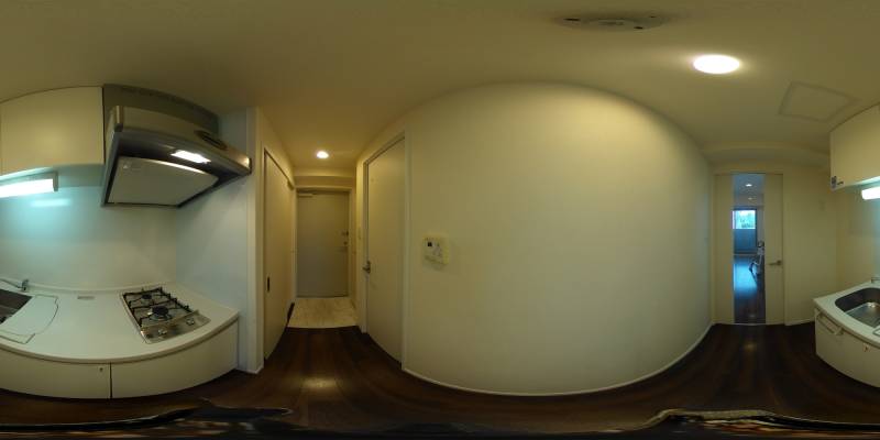 パノラマ画像キッチン