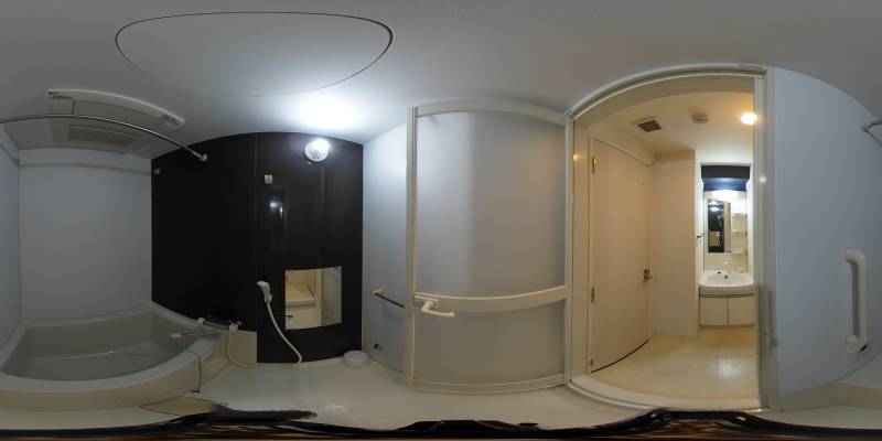 パノラマ画像バスルーム