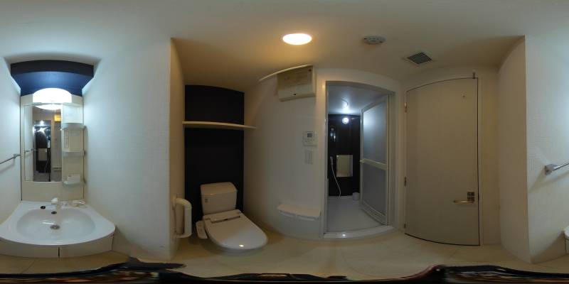 パノラマ画像洗面所