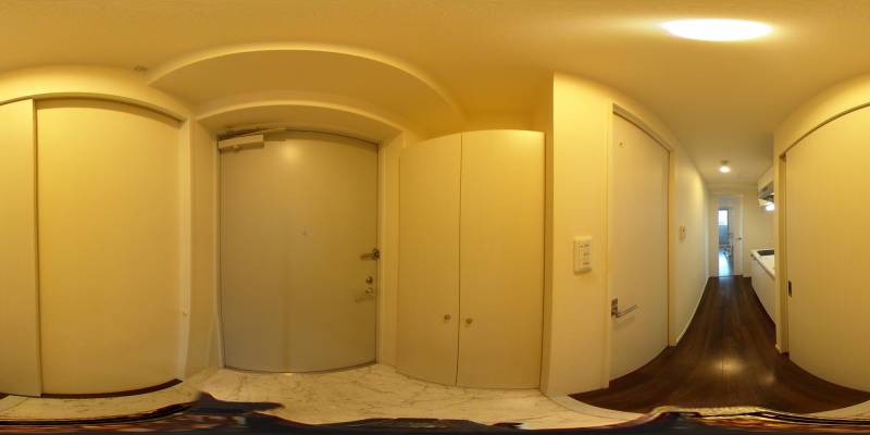 パノラマ画像玄関