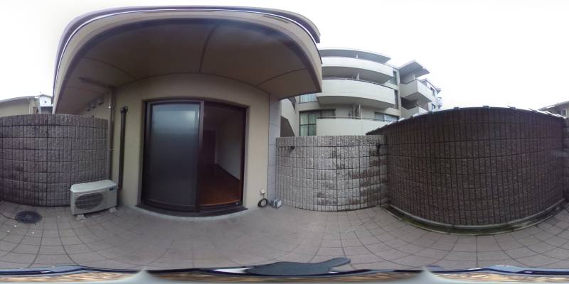 パノラマ画像バルコニー