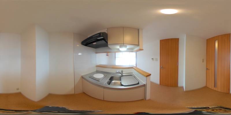 パノラマ画像キッチン