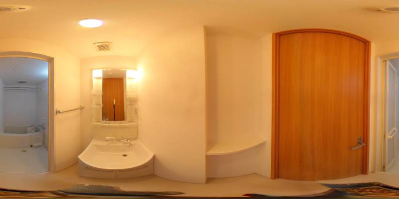 パノラマ画像洗面所