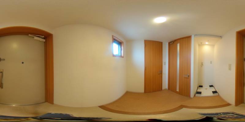 パノラマ画像玄関