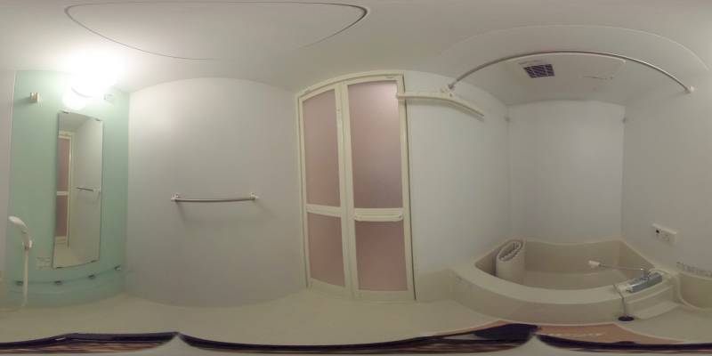 パノラマ画像バスルーム