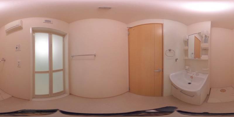 パノラマ画像洗面所