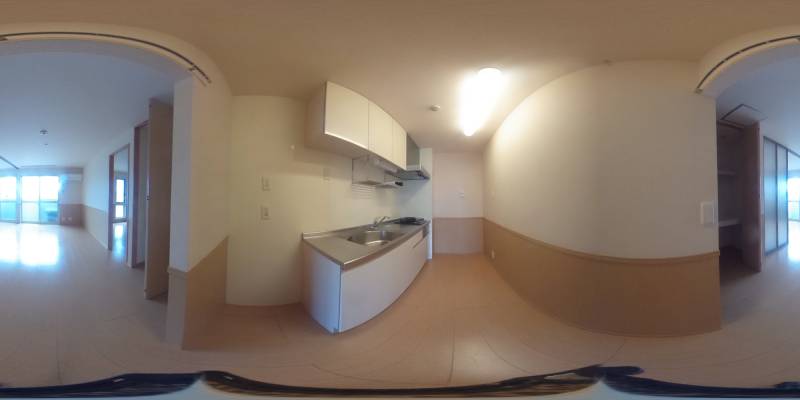 パノラマ画像キッチン