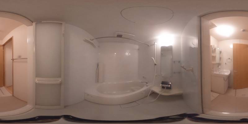 パノラマ画像バスルーム