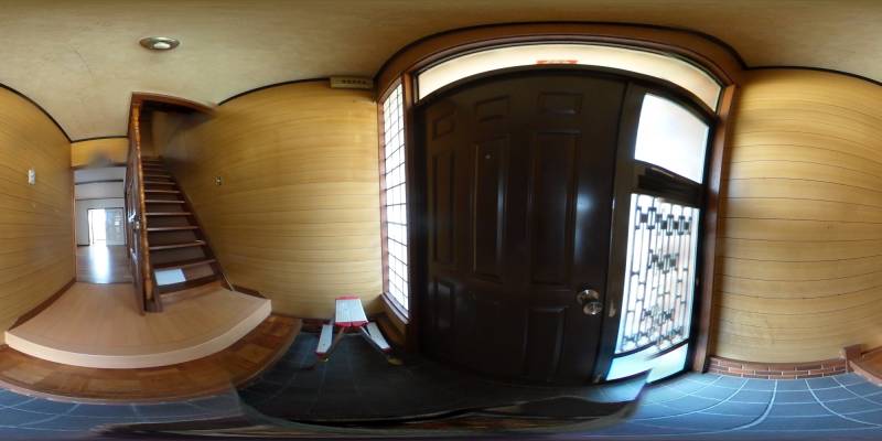 パノラマ画像玄関