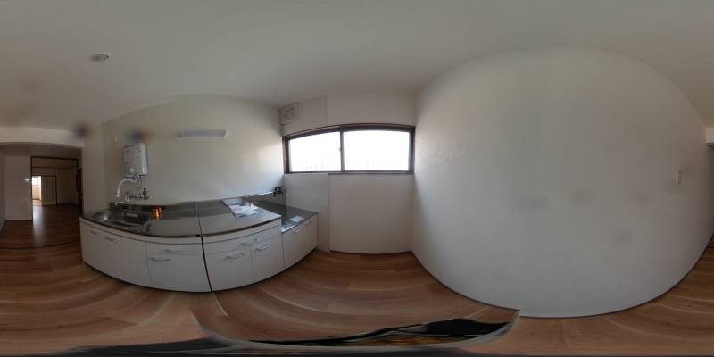 パノラマ画像キッチン