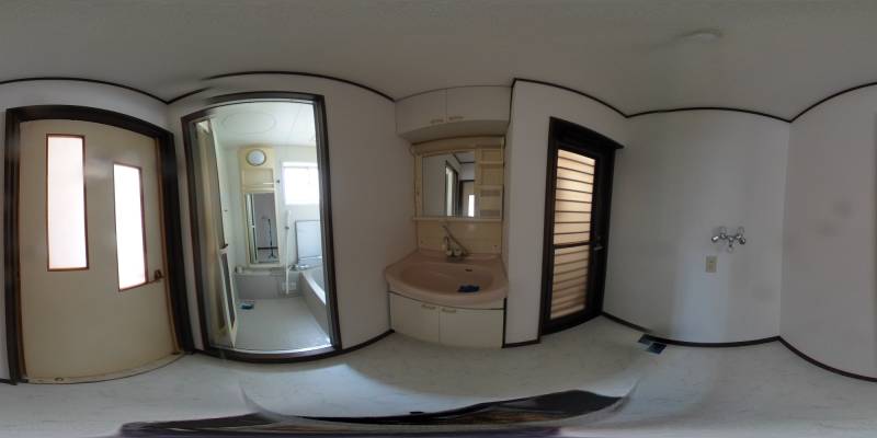 パノラマ画像洗面所