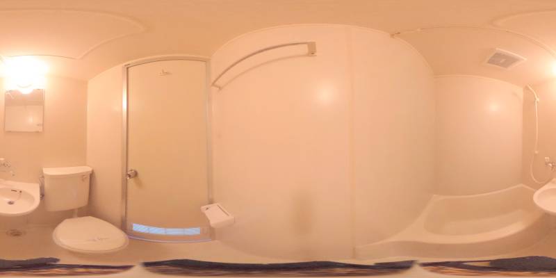 パノラマ画像バスルーム