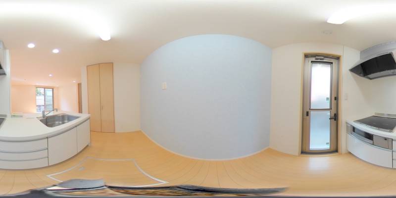 パノラマ画像キッチン