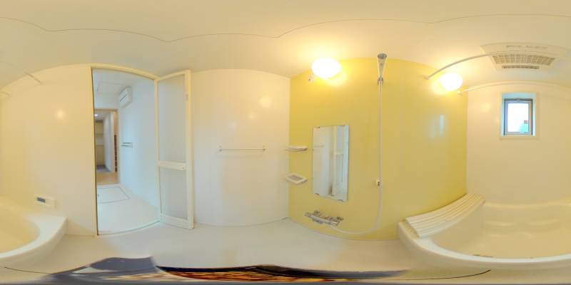 パノラマ画像バスルーム