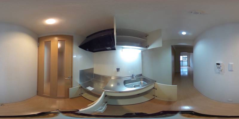 パノラマ画像キッチン