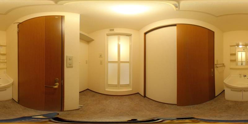 パノラマ画像洗面所