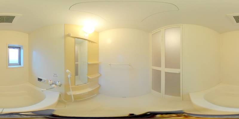 パノラマ画像バスルーム