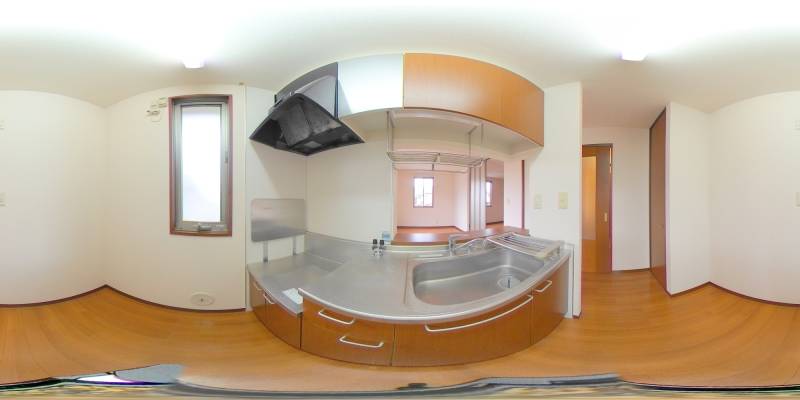 パノラマ画像キッチン