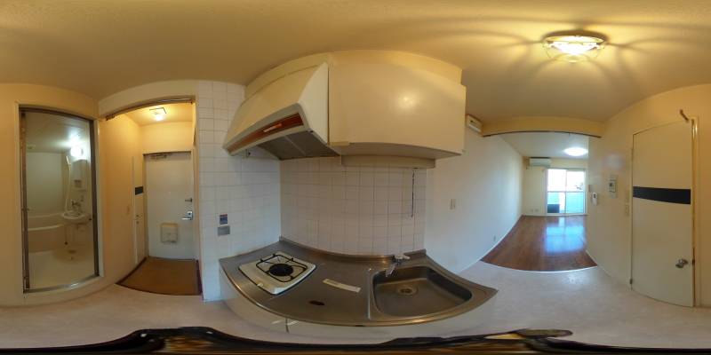 パノラマ画像キッチン