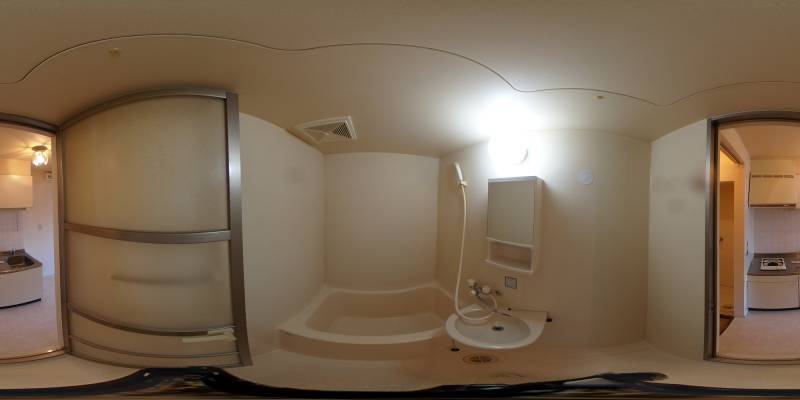 パノラマ画像バスルーム