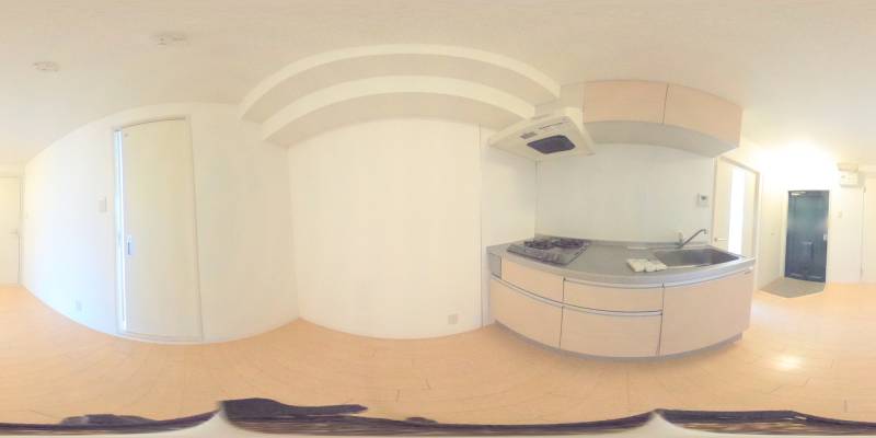 パノラマ画像キッチン