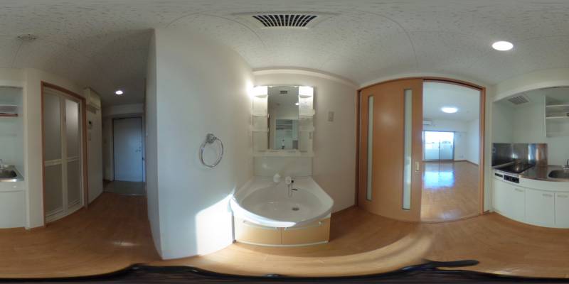 パノラマ画像洗面所