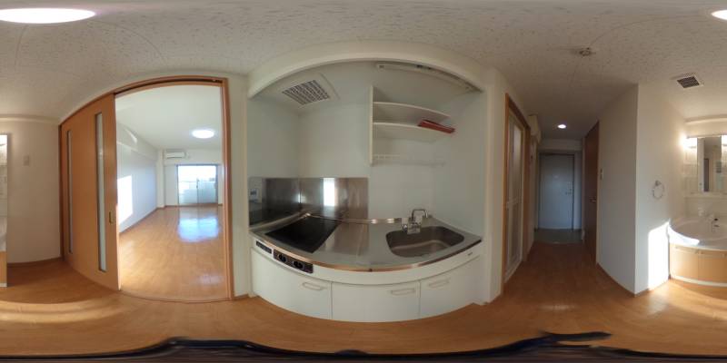 パノラマ画像キッチン